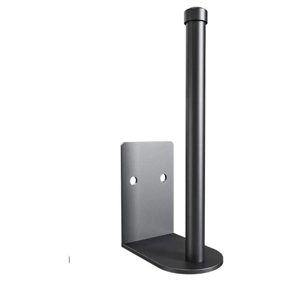 Toilet Paper‎ Holder, Self Adhesive, Stainless Steel Black